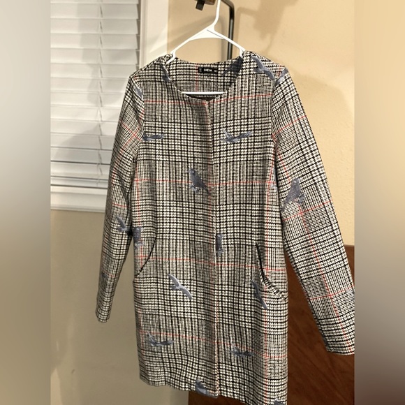 NEW Bird Embroidered Coat - Picture 13 of 16